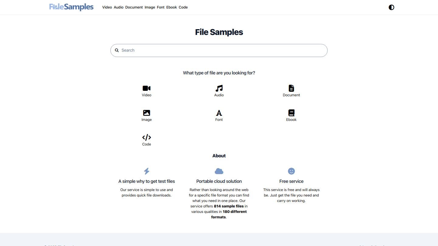File Examples - Free Sample Files for Testing